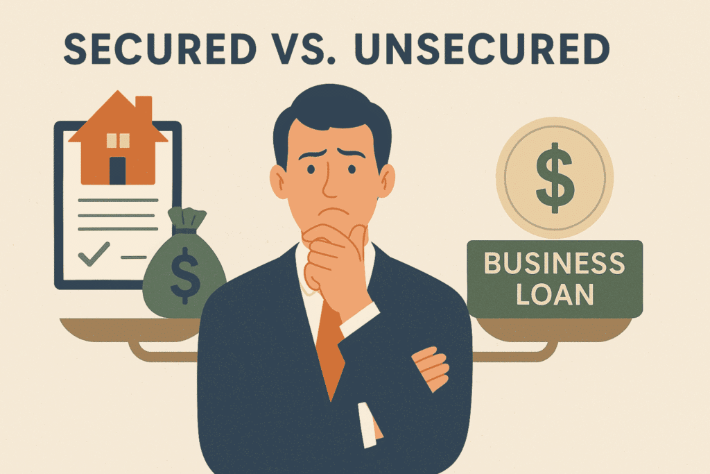 secured vs. unsecured business loans